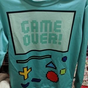 Adventure Time BMO Game Over Pull Over Sweater